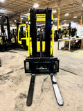 2018 HYSTER E70XN 7000 LB ELECTRIC FORKLIFT CUSHION SIDE SHIFTER 89/187" 3 STAGE MAST STOCK # BF9176479-BUF - United Lift Equipment LLC