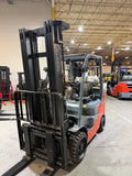 2022 TOYOTA 8FGCU30 6000 LB LP GAS FORKLIFT CUSHION 94/198" 3 STAGE MAST SIDE SHIFTER 797 HOURS STOCK # BF9132739-BUF - United Lift LLC