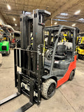 2022 TOYOTA 8FGCU32 6500 LB LP GAS FORKLIFT 746 HOURS CUSHION 87/187" 3 STAGE MAST SIDE SHIFTING FORK POSITIONER 4 WAY PLUMBING STOCK # BF9254729-BUF - United Lift Equipment LLC