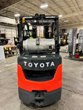 2022 TOYOTA 8FGCU32 6500 LB LP GAS FORKLIFT 746 HOURS CUSHION 87/187" 3 STAGE MAST SIDE SHIFTING FORK POSITIONER 4 WAY PLUMBING STOCK # BF9254729-BUF - United Lift Equipment LLC