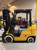 2023 CATERPILLAR/MITSUBISHI FGC25N 5000 LB LP GAS FORKLIFT CUSHION 82/187" 3 STAGE MAST SIDE SHIFTER 857 HOURS NON MARKING TREADED TIRES PLUMBED 4 WAYS TO CARRIAGE STOCK # BF9108749-BUF - United Lift LLC