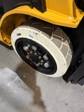 2023 CATERPILLAR/MITSUBISHI FGC25N 5000 LB LP GAS FORKLIFT CUSHION 82/187" 3 STAGE MAST SIDE SHIFTER 857 HOURS NON MARKING TREADED TIRES PLUMBED 4 WAYS TO CARRIAGE STOCK # BF9108749-BUF - United Lift LLC