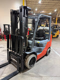 2020 TOYOTA 8FGCU25 5000 LB LP GAS FORKLIFT CUSHION 84/189" 3 STAGE MAST SIDE SHIFTING FORK POSITIONER 958 HOURS STOCK # BF9119479-BUF - United Lift LLC