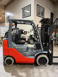 2020 TOYOTA 8FGCU25 5000 LB LP GAS FORKLIFT CUSHION 84/189" 3 STAGE MAST SIDE SHIFTING FORK POSITIONER 958 HOURS STOCK # BF9119479-BUF - United Lift LLC