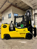 2013 HOIST F250 25000 LB LP GAS FORKLIFT CUSHION 126/126" 2 STAGE FULL FREE LIFT MAST FORK POSITIONER 2930 HOURS STOCK # BF9895729-BUF - United Lift Equipment LLC