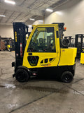 2022 HYSTER S120FT 12000 LB LP GAS FORKLIFT CUSHION 92/185 3 STAGE MAST SIDE SHIFTER 4 WAY PLUMBING ENCLOSED CAB REMOVEABLE DOORS 1492 HOURS STOCK # BF9312489-BUF - United Lift LLC