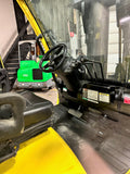 2017 HYSTER H80FT 8000 LB LP GAS FORKLIFT PNEUMATIC 90/173" 3 STAGE MAST SIDE SHIFTER ENCLOSED CAB 1,402 HOURS STOCK # BF9316439-BUF - United Lift Equipment LLC