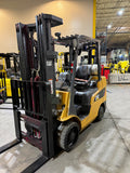 2019 CATERPILLAR 2C6000 6000 LB LP GAS FORKLIFT CUSHION 82/185" 3 STAGE MAST SIDE SHIFTER ORIGNAL PAINT 2473 HOURS STOCK # BF985239-BUF