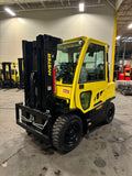2022 HYSTER H80FT 8000 LB LP GAS FORKLIFT PNEUMATIC 92/174" 3 STAGE MAST PLUMBED 4 WAYS TO CARRIAGE (Optional SIDE SHIFT or Side Shifting Fork Positioner) ENCLOSED CAB with HEAT & AC 929 HOURS STOCK # BF9316429-BUF - United Lift LLC