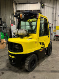 2022 HYSTER H80FT 8000 LB LP GAS FORKLIFT PNEUMATIC 92/174" 3 STAGE MAST PLUMBED 4 WAYS TO CARRIAGE (Optional SIDE SHIFT or Side Shifting Fork Positioner) ENCLOSED CAB with HEAT & AC 929 HOURS STOCK # BF9316429-BUF - United Lift LLC