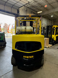 2017 HYSTER S155FT 15500 LB LP GAS FORKLIFT CUSHION 99/185" 3 STAGE MAST SIDE SHIFTING FORK POSITIONER 96" FORKS PLUMBED 4 WAYS TO CARRIAGE 1542 HOURS STOCK # BF9513439-BUF