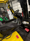 2022 HYSTER H80FT 8000 LB LP GAS FORKLIFT PNEUMATIC 92/174" 3 STAGE MAST PLUMBED 4 WAYS TO CARRIAGE (Optional SIDE SHIFT or Side Shifting Fork Positioner) ENCLOSED CAB with HEAT & AC 929 HOURS STOCK # BF9316429-BUF - United Lift LLC