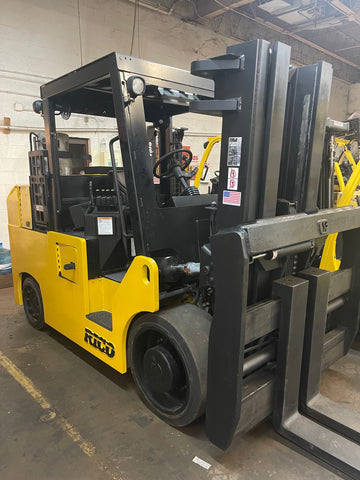 2017 RICO PG220 22000 LB LP GAS FORKLIFT CUSHION 88/80" 2 STAGE MAST SIDE SHIFTING FORK POSITIONER 12399 HOURS STOCK # BF9791179-OHB - United Lift Equipment LLC