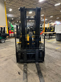 2017 CATERPILLAR/MITSUBISHI FG50CN 11000 LB LP GAS FORKLIFT PNEUMATIC 94/189" 3 STAGE MAST SIDE SHIFTER 1478 HOURS STOCK # BF9293349-BUF