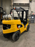 2017 CATERPILLAR/MITSUBISHI FG50CN 11000 LB LP GAS FORKLIFT PNEUMATIC 94/189" 3 STAGE MAST SIDE SHIFTER 1478 HOURS STOCK # BF9293349-BUF