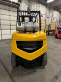 2017 CATERPILLAR/MITSUBISHI FG50CN 11000 LB LP GAS FORKLIFT PNEUMATIC 94/189" 3 STAGE MAST SIDE SHIFTER 1478 HOURS STOCK # BF9293349-BUF