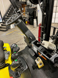 2018 YALE ERC100VH 10000 LB 48 VOLT ELECTRIC FORKLIFT SIDE SHIFTING FORK POSITIONER CUSHION 91/123" 2 STAGE FULL FREE MAST 941 HOURS STOCK # BF9317549-BUF - United Lift Equipment LLC