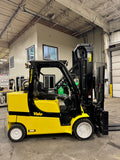 2021 YALE GLC120SVXN 12000 LB LP GAS FORKLIFT CUSHION 106/220" 3 STAGE MAST SIDE SHIFTING FORK POSITIONER ONLY 873 HOURS 4 WAY PLUMBED TO CARRIAGE PARTIAL CAB STOCK # BF9415189-BUF - United Lift Equipment LLC