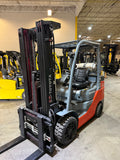 2022 TOYOTA 8FGCU32 6500 LB LP GAS FORKLIFT 408 HOURS CUSHION 87/187" 3 STAGE MAST SIDE SHIFTING FORK POSITIONER 4 WAY PLUMBING STOCK # BF9224179-BUF