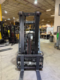 2022 TOYOTA 8FGCU32 6500 LB LP GAS FORKLIFT 408 HOURS CUSHION 87/187" 3 STAGE MAST SIDE SHIFTING FORK POSITIONER 4 WAY PLUMBING STOCK # BF9224179-BUF