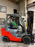 2022 TOYOTA 8FGCU32 6500 LB LP GAS FORKLIFT 408 HOURS CUSHION 87/187" 3 STAGE MAST SIDE SHIFTING FORK POSITIONER 4 WAY PLUMBING STOCK # BF9224179-BUF