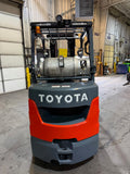 2022 TOYOTA 8FGCU32 6500 LB LP GAS FORKLIFT 408 HOURS CUSHION 87/187" 3 STAGE MAST SIDE SHIFTING FORK POSITIONER 4 WAY PLUMBING STOCK # BF9224179-BUF