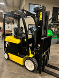 2019 YALE ERC060VGN 6000 LB 48 VOLT ELECTRIC FORKLIFT 87/188" THREE STAGE MAST SIDE SHIFTER 728 HOURS STOCK # BF978119-BUF - United Lift LLC