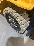 2021 CATERPILLAR/MITSUBISHI FGC25N 5000 LB LP GAS FORKLIFT CUSHION 82/187" 3 STAGE MAST SIDE SHIFTER NON MARKING TREADED TIRES 885 HOURS STOCK # BF9101849-BUF