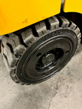 2018 CATERPILLAR/MITSUBISHI FGC55KS5 12000 LB LP GAS FORKLIFT CUSHION 90/258" 4 QUAD STAGE MAST SIDE SHIFTER INCLUDED or SIDE SHIFTING FORK POSITIONER EXTRA 1754 ORIGINAL HOURS STOCK # BF9325129-BUF - United Lift Equipment LLC