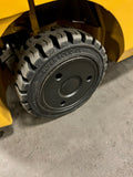 2022 CATERPILLAR  6000 LB ELECTRIC FORKLIFT CUSHION 84/185" 3 STAGE MAST SIDE SHIFTER STOCK # BF9192489-BUF - United Lift Equipment LLC