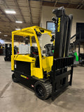 2018 HYSTER E120XN 12000 LB ELECTRIC 107/157" 2 STAGE CLEAR VIEW MAST (Choice of Side Shift or Side Shifting Fork Poistioner) 72" FORKS ONLY 1432 HOURS STK# BF9357129-BUF - United Lift LLC