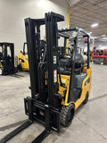 2014 CATERPILLAR/MITSUBISHI FGC20N 4000 LB LP GAS FORKLIFT CUSHION 89/187 3 STAGE MAST 2390 HOURS STOCK # BF9128929-BUF - United Lift Equipment LLC