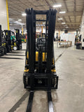 2014 CATERPILLAR/MITSUBISHI FGC20N 4000 LB LP GAS FORKLIFT CUSHION 89/187 3 STAGE MAST 2390 HOURS STOCK # BF9128929-BUF - United Lift Equipment LLC