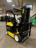 2019 YALE ERC060VGN 6000 LB 48 VOLT ELECTRIC FORKLIFT 87/188" THREE STAGE MAST SIDE SHIFTER 1257 HOURS STOCK # BF979119-BUF - United Lift LLC