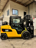 2018 CATERPILLAR DP50N1 11000 LB DIESEL FORKLIFT PNEUMATIC 94/189" 3 STAGE MAST ENCLOSED CAB SIDE SHIFTING FORK POSITIONER 1,245 HOURS STOCK # BF9458759-BUF - United Lift Equipment LLC