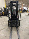 2014 YALE ERP035VT 3500 LB ELECTRIC CUSHION 3 WHEEL SIT DOWN FORKLIFT 82/187" 3 STAGE MAST SIDE SHIFTER 997 HOURS STOCK # BF9152319-BUF - United Lift Equipment LLC