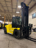 2020 HYSTER H360HD2 36000 LB DIESEL FORKLIFT PNEUMATIC 184/216" 2 STAGE MAST SIDE SHIFTING FORK POSITIONER ENCLOSED CAB WITH HEAT 2,243 HOURS HOURS STOCK # BF91281199-BUF - United Lift LLC