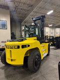 2020 HYSTER H360HD2 36000 LB DIESEL FORKLIFT PNEUMATIC 184/216" 2 STAGE MAST SIDE SHIFTING FORK POSITIONER ENCLOSED CAB WITH HEAT 2,243 HOURS HOURS STOCK # BF91281199-BUF - United Lift LLC