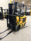 2015 MITSUBISHI/CATERPILLAR FBC25N2 5000 LB ELECTRIC FORKLIFT CUSHION 87/188" 3 STAGE MAST SIDE SHIFTER 1520 HOURS STOCK # BF9175119-BUF - United Lift Equipment LLC