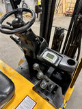 2015 MITSUBISHI/CATERPILLAR FBC25N2 5000 LB ELECTRIC FORKLIFT CUSHION 87/188" 3 STAGE MAST SIDE SHIFTER 1520 HOURS STOCK # BF9175119-BUF - United Lift Equipment LLC