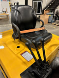 2015 MITSUBISHI/CATERPILLAR FBC25N2 5000 LB ELECTRIC FORKLIFT CUSHION 87/188" 3 STAGE MAST SIDE SHIFTER 1520 HOURS STOCK # BF9175119-BUF - United Lift Equipment LLC