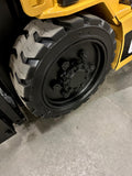 2015 MITSUBISHI/CATERPILLAR FBC25N2 5000 LB ELECTRIC FORKLIFT CUSHION 87/188" 3 STAGE MAST SIDE SHIFTER 1520 HOURS STOCK # BF9175119-BUF - United Lift Equipment LLC