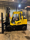 2016 HYSTER S155FT 15500 LB LP GAS FORKLIFT CUSHION 112/220" 3 STAGE MAST SIDE SHIFTING FORK POSITIONER 1,637 HOURS STOCK # BF9463479-BUF - United Lift LLC
