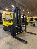 2016 HYSTER S155FT 15500 LB LP GAS FORKLIFT CUSHION 112/220" 3 STAGE MAST SIDE SHIFTING FORK POSITIONER 1,637 HOURS STOCK # BF9463479-BUF - United Lift LLC