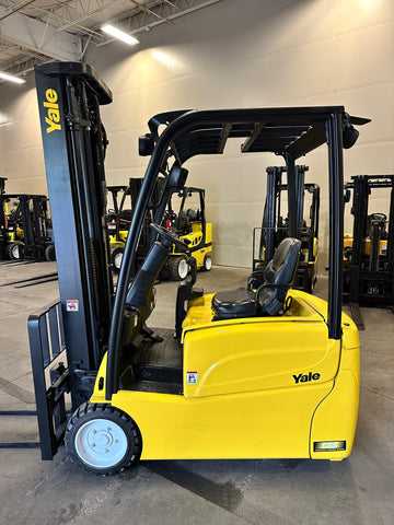 2018 YALE ERP040VTN36TE094 4000 LB 94/216 3 STAGE MAST SIDE SHIFTER ELECTRIC FORKLIFT CUSHION STOCK # BF9178859-BUF - United Lift Equipment LLC