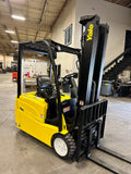 2018 YALE ERP040VTN36TE094 4000 LB 94/216 3 STAGE MAST SIDE SHIFTER ELECTRIC FORKLIFT CUSHION STOCK # BF9178859-BUF - United Lift Equipment LLC