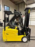 2018 YALE ERP040VTN36TE094 4000 LB 94/216 3 STAGE MAST SIDE SHIFTER ELECTRIC FORKLIFT CUSHION STOCK # BF9178859-BUF - United Lift Equipment LLC