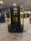 2021 HYSTER E80XN 8000 LB ELECTRIC FORKLIFT CUSHION 95/186" 3 STAGE MAST SIDE SHIFTER 716 HOURS STOCK # BF9156869-BUF - United Lift LLC