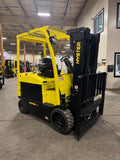 2021 HYSTER E80XN 8000 LB ELECTRIC FORKLIFT CUSHION 95/186" 3 STAGE MAST SIDE SHIFTER 716 HOURS STOCK # BF9156869-BUF - United Lift LLC