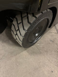 2021 HYSTER E80XN 8000 LB ELECTRIC FORKLIFT CUSHION 95/186" 3 STAGE MAST SIDE SHIFTER 716 HOURS STOCK # BF9156869-BUF - United Lift LLC